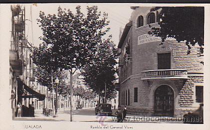 Postales: POSTAL IGUALADA RAMBLA DEL GENERAL VIVES - Foto 1
