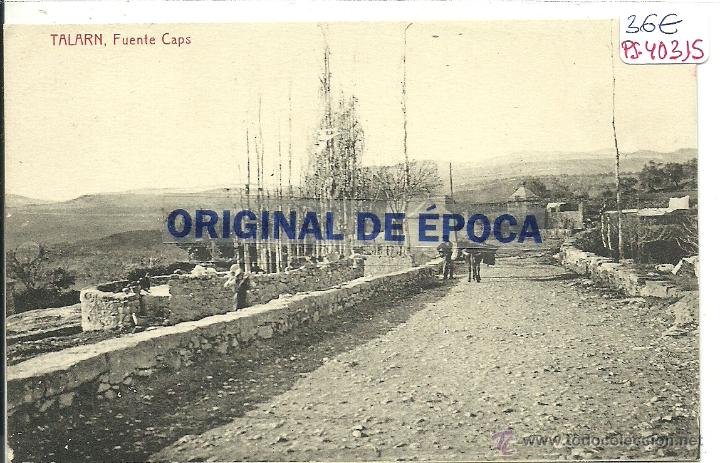 Postcards: (PS-40315)POSTAL DE TALARN-FUENTE CAPS