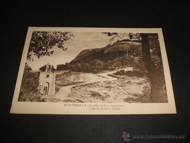 Postales: MONTSERRAT BARCELONA CAPILLA DE SAN GERONIMO - Foto 1