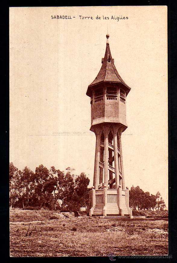 Postales: Sabadell. Torre de les Aig&uuml;es - Foto 1