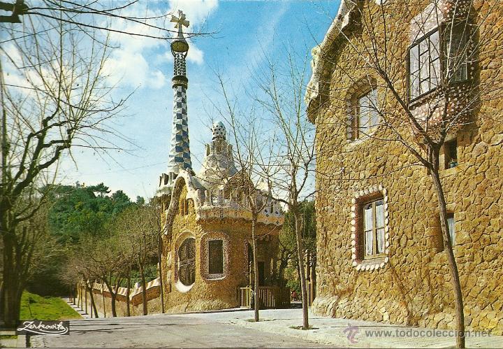 Postales: POSTAL PARQUE G&Uuml;ELL,  BARCELONA, SIN CIRCULAR - Foto 1