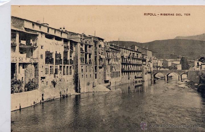 Postales: RIPOLL (GERONA).- RIBERAS DEL TER - Foto 1