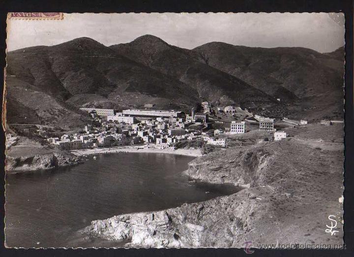 Postales: Port-Bou. Circulada 1957. - Foto 1