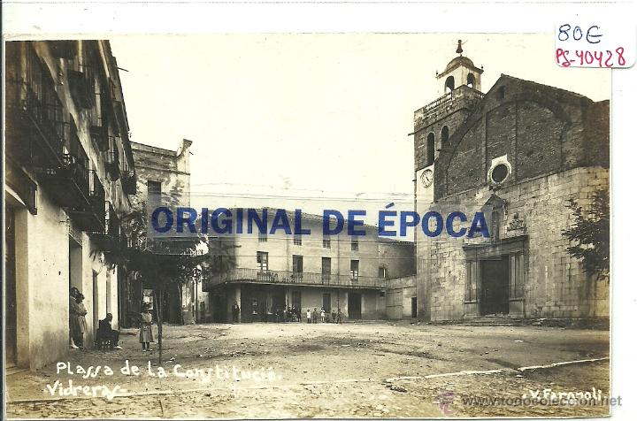 Postkarten: (PS-40428)POSTAL FOTOGRAFICA DE VIDRERAS-PLASSA DE LA CONSTITUCIO.V.FARGNOLI