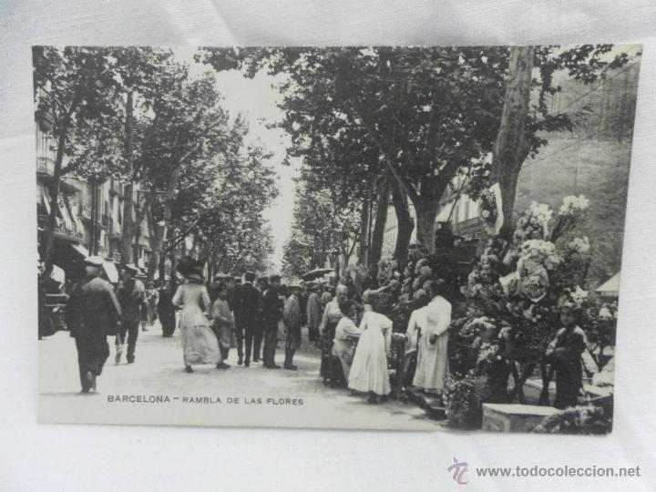 Postales: Barcelona. Rambla de las flores - Foto 1