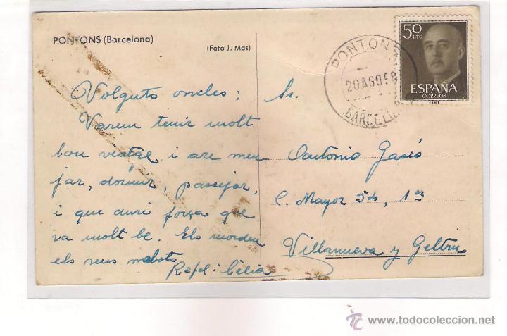 Postales: POSTAL DE PONTONS  . - Foto 2