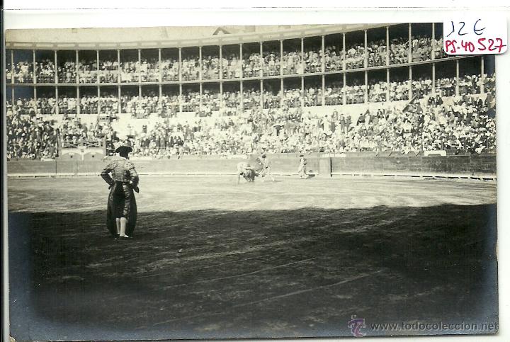 Postkarten: (PS-40527)POSTAL FOTOGRAFICA DE BARCELONA-PLAZA DE TOROS DE LA BARCELONETA,EL TORIL,A&Ntilde;OS 20