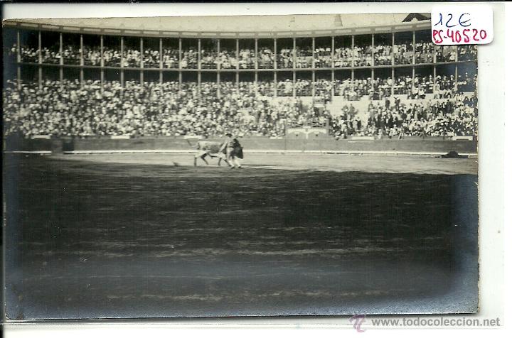 Postkarten: (PS-40520)POSTAL FOTOGRAFICA DE BARCELONA-PLAZA DE TOROS DE LA BARCELONETA,EL TORIL, A&Ntilde;OS 20