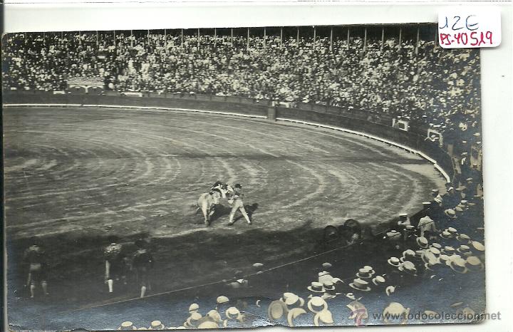 Postkarten: (PS-40519)POSTAL FOTOGRAFICA DE BARCELONA-PLAZA DE TOROS DE LA BARCELONETA,EL TORIL,A&Ntilde;OS 20
