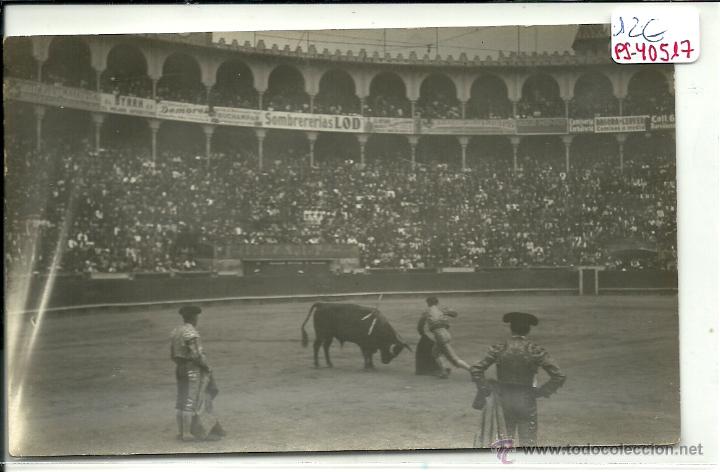 Postkarten: (PS-40517)POSTAL FOTOGRAFICA DE BARCELONA-PLAZA DE TOROS DE LAS ARENAS,A&Ntilde;OS 20