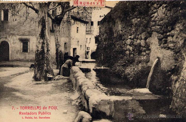 Postkarten: TORRELLAS DE FOIX (BARCELONA).- RENTADORS PUBLICS
