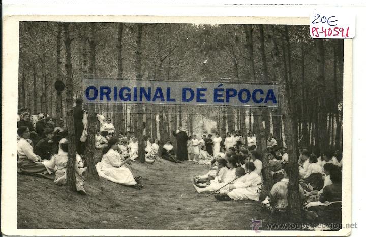 Postkarten: (PS-40591)POSTAL FOTOGRAFICA DE MATARO-BOSQUE DE CABANYES,PATRONATO ESCOLAR OBRERO