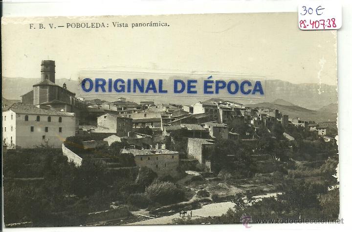 Postkarten: (PS-40738)POSTAL FOTOGRAFICA DE POBOLEDA-VISTA PANORAMICA