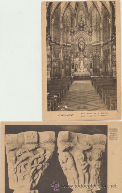 Postkarten: Montserrat.- Lote de 2 postales.
