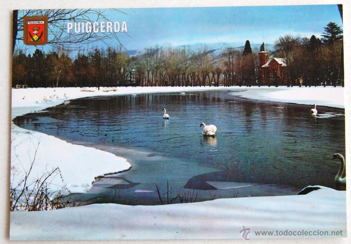 Postales: POSTAL DEL LAGO DE PUIGCERDA EN GERONA.