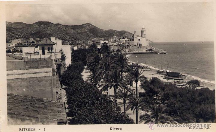 Postales: SITGES (BARCELONA).- RIVERA - Foto 1