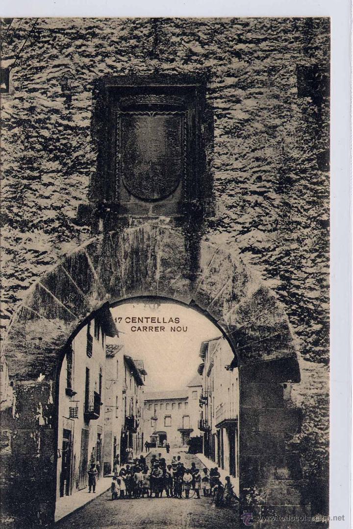 Postales: CENTELLAS (BARCELONA).- CARRER NOU - Foto 1