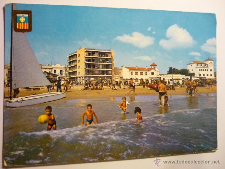 Postales: postal calafell .-playa - Foto 1