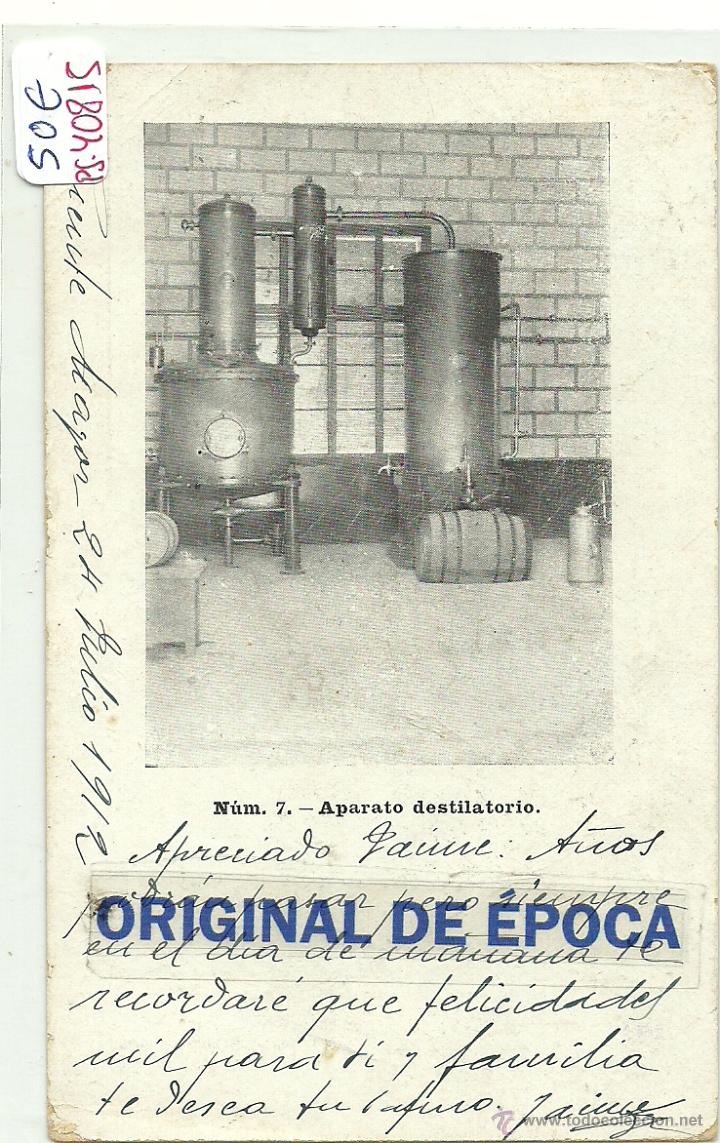 Postcards: (PS-40815)POSTAL DE GIRONA-FABRICA DE LICORES JAIME REGAS.APARATO DESTILATORIO