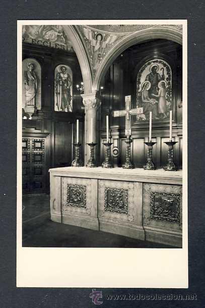 Postales: Foto-postal de SABADELL: La Salut, altar - Foto 1