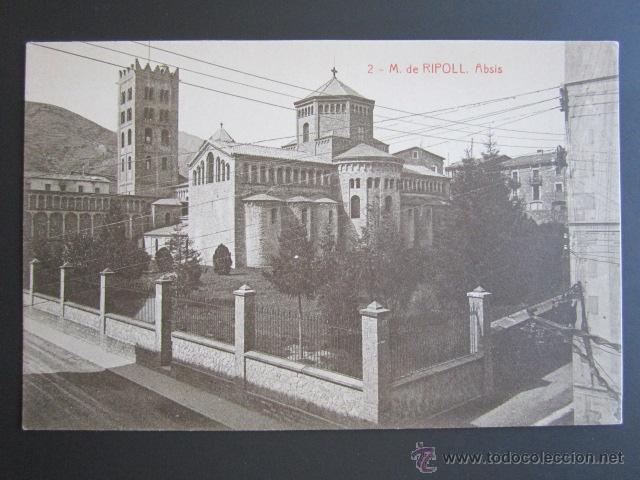 Postales: POSTAL GERONA. RIPOLL. ABSIS. - Foto 1