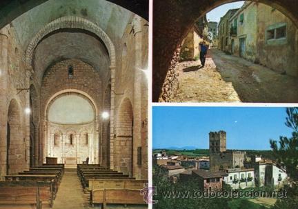 Postkarten: SANT MIGUEL DE FLUVIA - DETALLES IGLESIA ROMANICA SIGLO XI - N&ordm;SM2 - ED.MALLOL - A&Ntilde;O 1969 - NUEVA -