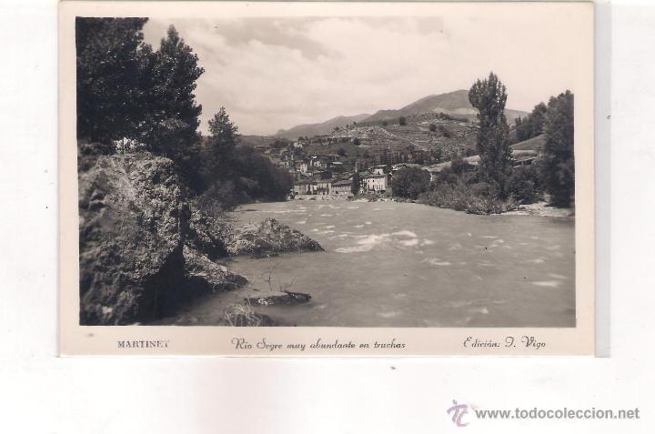 Postales: POSTAL DE MARTINET    RIO SEGRE . - Foto 1