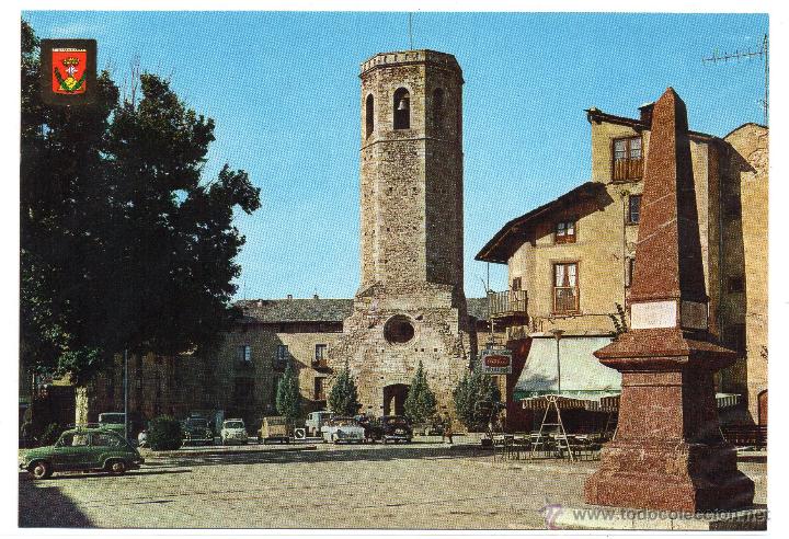 Postales: PUIGCERDA N&ordm; 20 .- IGLESIA DE SANTA MARIA .- EDICIONES FISA .- SIN CIRCULAR