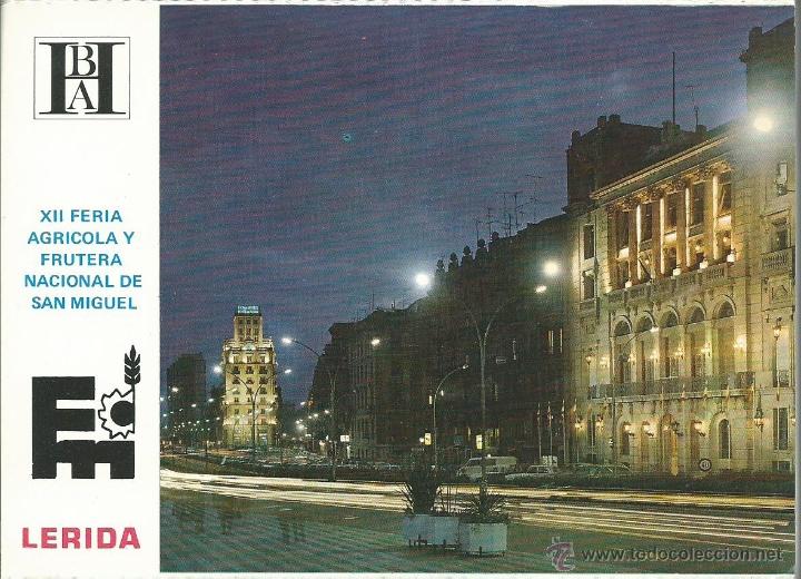 Postales: BLOC DE 5 POSTALES DE LERIDA POSTALES ESCUDO DE ORO DEL BANCO H.A. A&Ntilde;OS 60 SIN CIRCULAR
