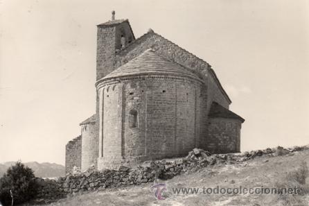 Cartoline: SANT PERE DE MONTGRONY - ESGLESIA TRIABSIDAL - ED.ARXIU ROTGER SINTES - A&Ntilde;OS 50/60 - ESCRITA -