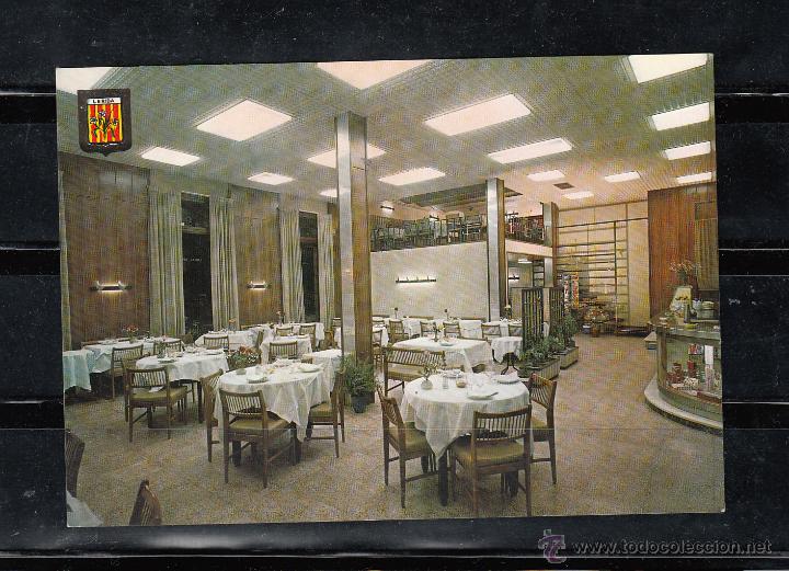 Postales: N&ordm; 3498 LERIDA. RESTAURANTE LA RADA. MENJADOR
