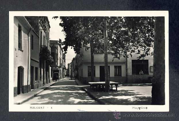 Postales: Postal de MALGRAT: Pla&ccedil;a Gran  (num. 4) - Foto 1
