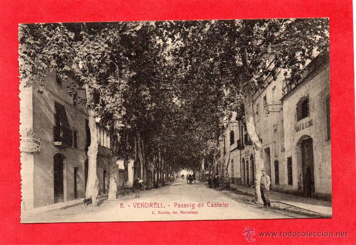 Cartes Postales: vendrell. 8 passeig de castelar. roisin