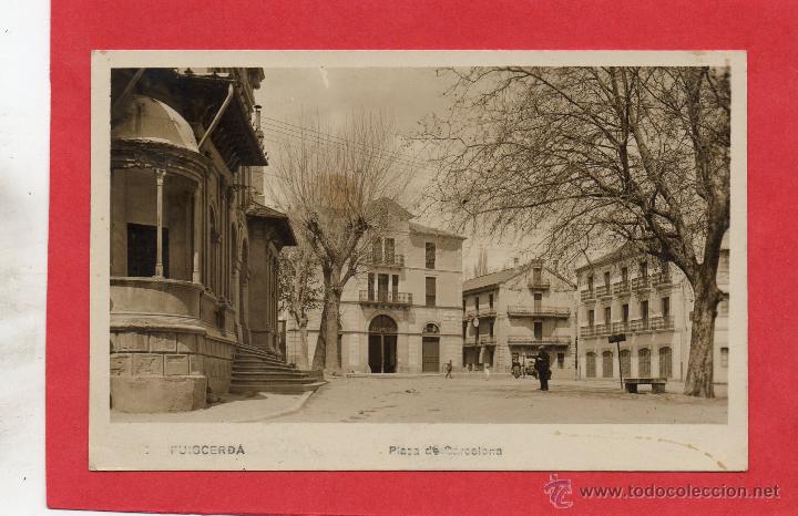 Postales: puigcerda. plaza de barcelona. fotogr&aacute;fica