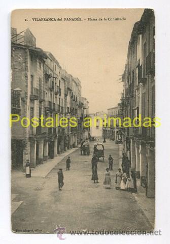 Cartoline: a03648 Vilafranca Del Panades - Plassa De La Constitucio - N&ordm;3 - muy animada