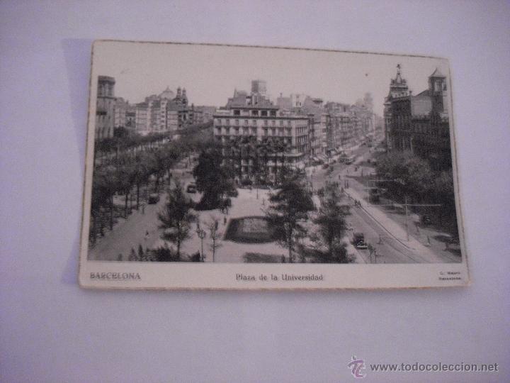 Postales: BARCELONA PLAZA DE LA UNIVERSIDAD - Foto 1
