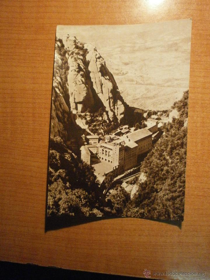 Postais: TARJETA POSTAL  MONTSERRAT EL MONASTERIO DESDE SAN JUAN. EDICION DEL MONASTERIO  SIN CIRCULAR