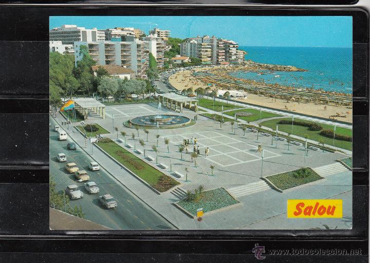 Postales: SALOU - 111 FUENTE Y PLAYA - Foto 1