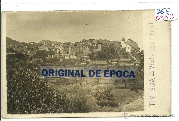 Postkarten: (PS-41071)POSTAL FOTOGRAFICA DE TIVISSA-VISTA GENERAL