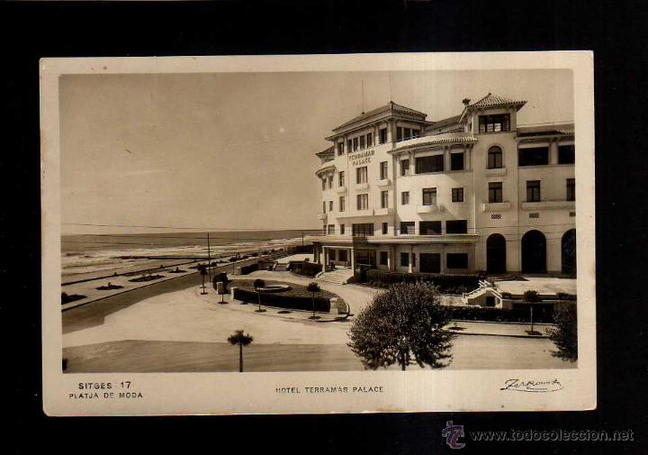 Postales: Sitges. Hotel Terramar Place. Circulada . - Foto 1