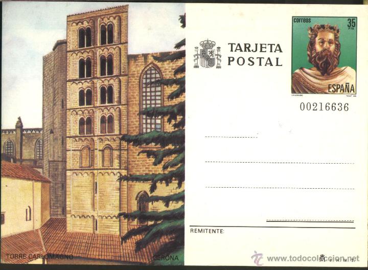 Postales: GERONA - TORRE CARLOMAGNO - Foto 1