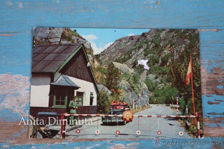 Postales: ANTIGUA POSTAL DEL VALLE DE ARAN - FRONTERA DE PUENTE DEL REY - CAMPA&Ntilde;A Y PUIG FERRAN - NO CIRCULADA