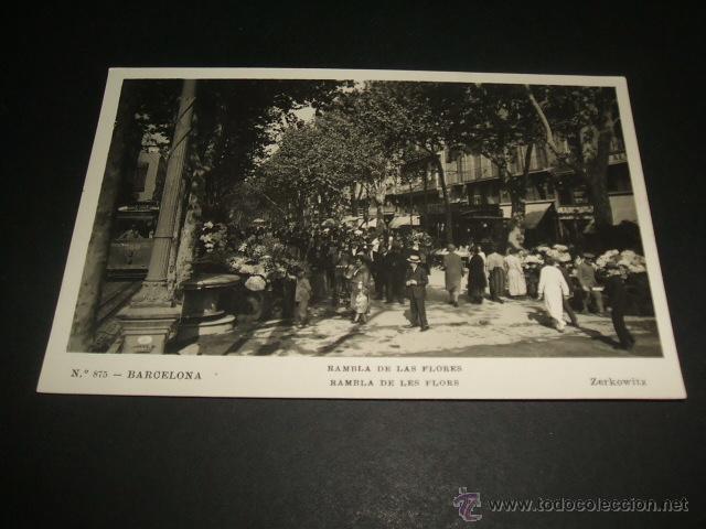 Postales: BARCELONA RAMBLA DE LAS FLORES - Foto 1