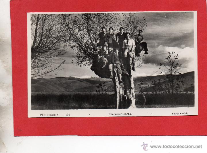 Postales: puigcerda. 104 excursionistas. escolapios - Foto 1
