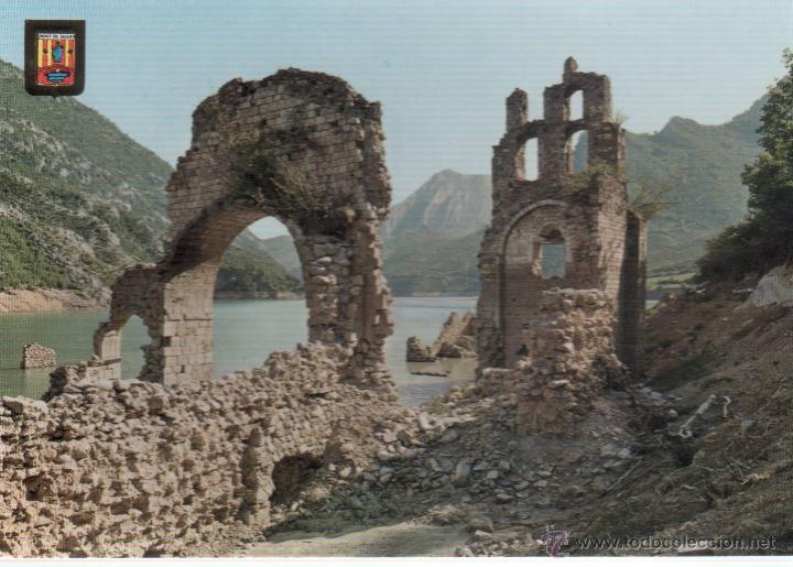 Postales: postal n&ordm; 2281 vall ribagor&ccedil;ana. pont de suert - ruines romaniques monestir de lavaix