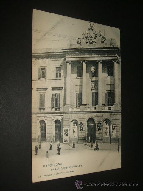 Postales: BARCELONA CASAS CONSISTORIALES - Foto 1