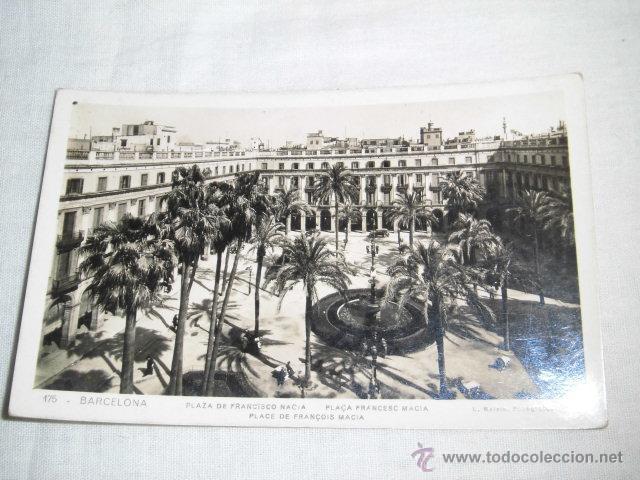 Cartoline: 175.-BARCELONA PLAZA DE FRANCISCO MACIA .L.ROISIN FOTOGRAFO