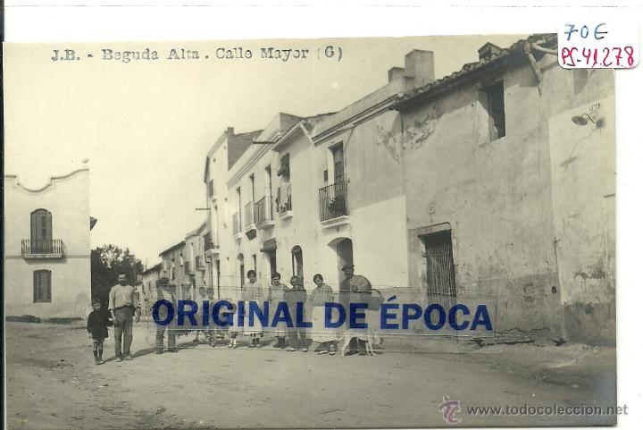 Postkarten: (PS-41278)POSTAL FOTOGRAFICA DE LA BEGUDA ALTA-CALLE MAYOR