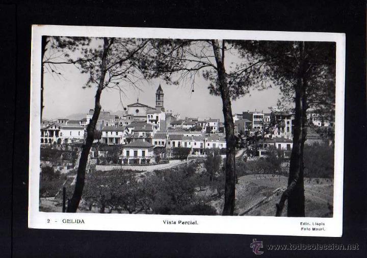 Postales: Postal Gelida. Circulada 1955. - Foto 1