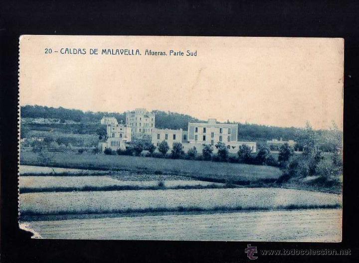 Postales: Caldes de Malavella. Afueras. Parte Sud. Circulada . - Foto 1